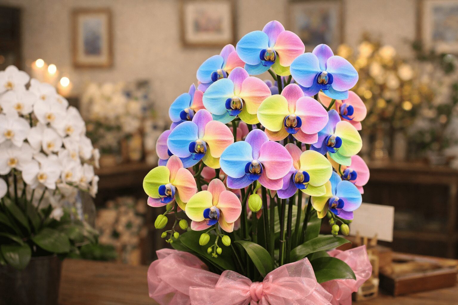 胡蝶蘭　レインボー