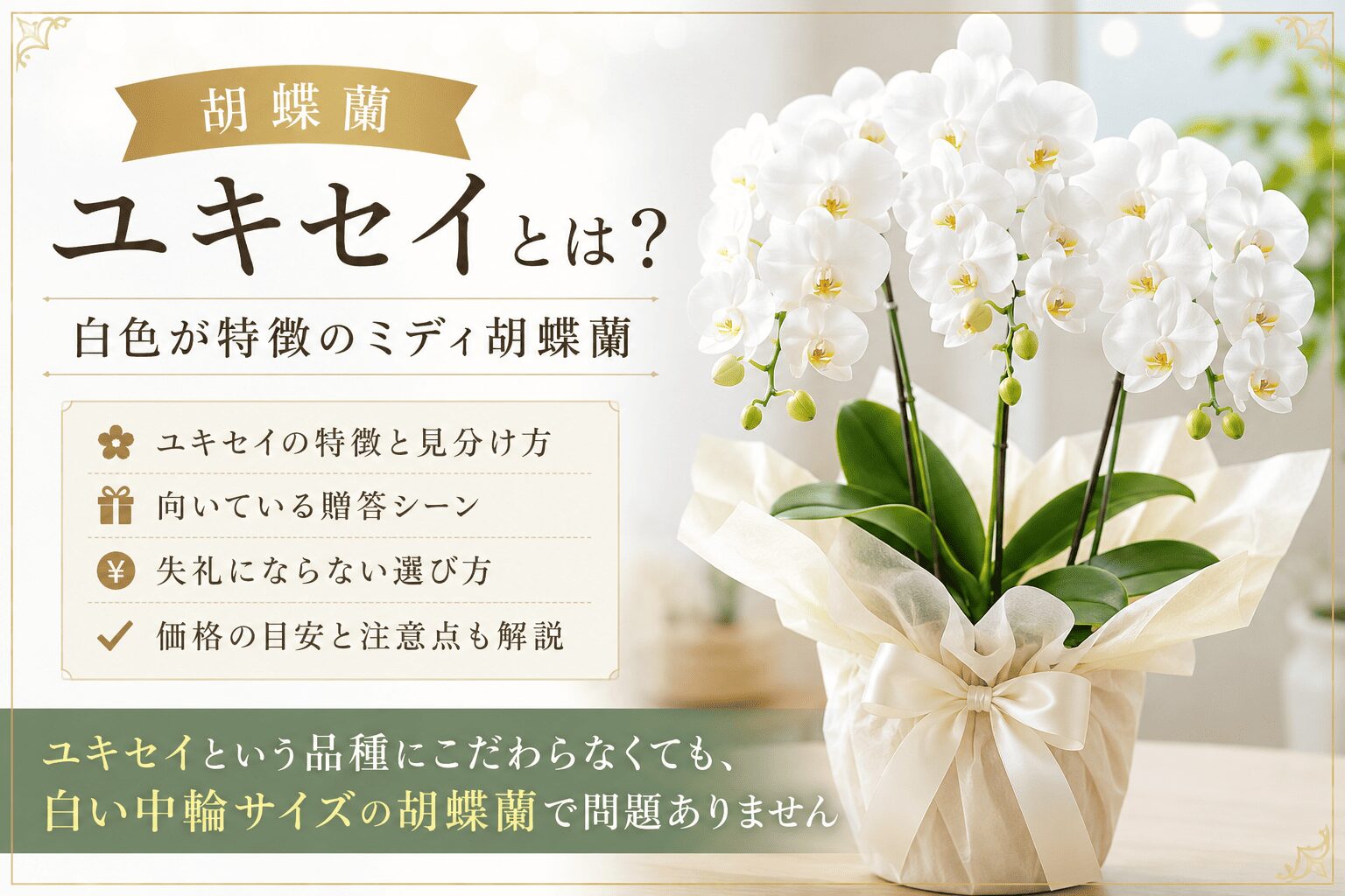 胡蝶蘭　ユキセイ